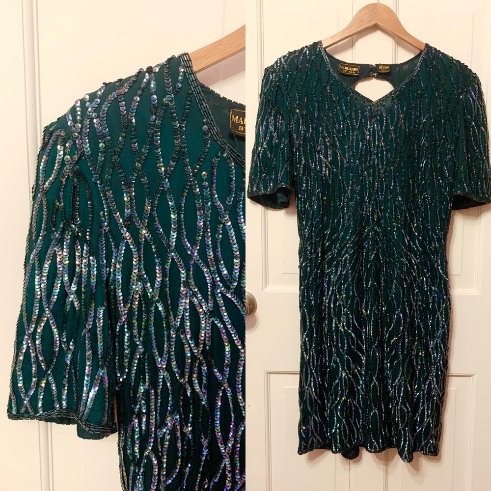 Vintage Beaded Mark & John by Sam Dress